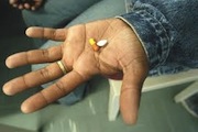 Hand Holding Pills