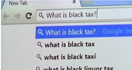 "What is black tax?" typed in a search