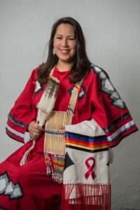 Shana Christensen in her Lakota garb