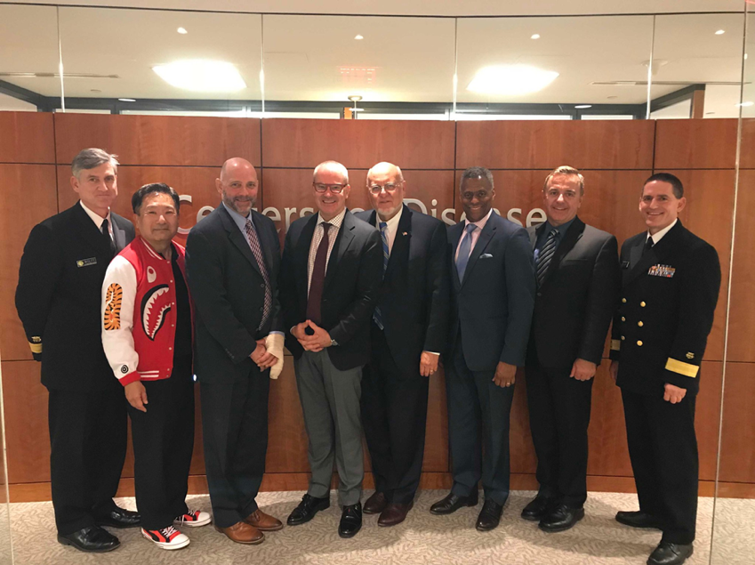 The executive directors of the National H,I,V, S,T,D & Hepatitis Policy Partnership with Robert Redfield, M.D., the new director of the Centers for Disease Control & Prevention (CDC)