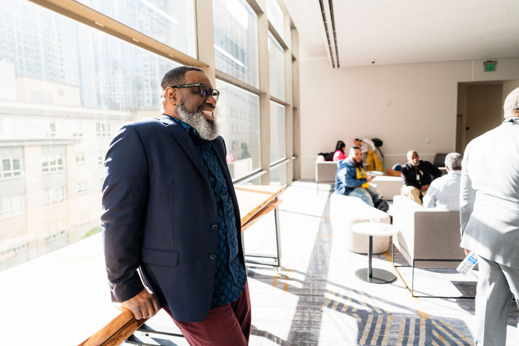 People attending a panel at Biomedical H.I.V. Summit