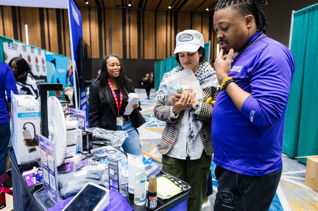 An exhibitor booth from the 2024 Summit.